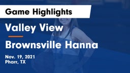 Valley View  vs Brownsville Hanna  Game Highlights - Nov. 19, 2021