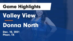 Valley View  vs Donna North  Game Highlights - Dec. 10, 2021