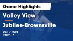Valley View  vs Jubilee-Brownsville Game Highlights - Dec. 7, 2021