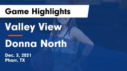 Valley View  vs Donna North  Game Highlights - Dec. 3, 2021