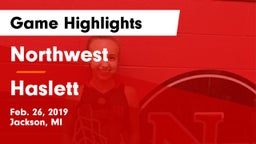 Northwest  vs Haslett  Game Highlights - Feb. 26, 2019