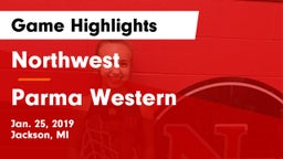 Northwest  vs Parma Western  Game Highlights - Jan. 25, 2019