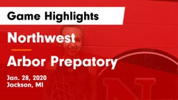 Northwest  vs Arbor Prepatory Game Highlights - Jan. 28, 2020