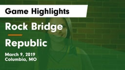 Rock Bridge  vs Republic  Game Highlights - March 9, 2019