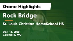Rock Bridge  vs St. Louis Christian HomeSchool HS Game Highlights - Dec. 14, 2020