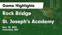 Rock Bridge  vs St. Joseph's Academy Game Highlights - Nov. 25, 2023