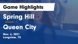 Spring Hill  vs Queen City  Game Highlights - Nov. 6, 2021