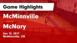 McMinnville  vs McNary  Game Highlights - Jan 13, 2017