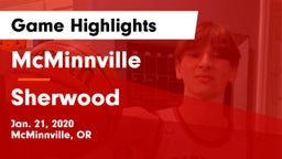 McMinnville  vs Sherwood  Game Highlights - Jan. 21, 2020