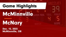 McMinnville  vs McNary  Game Highlights - Dec. 15, 2023