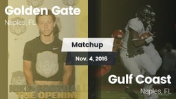 Matchup: Golden Gate High vs. Gulf Coast  2016