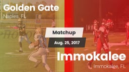 Matchup: Golden Gate High vs. Immokalee  2017