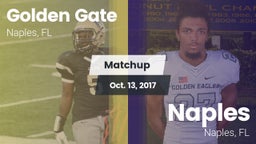 Matchup: Golden Gate High vs. Naples  2017