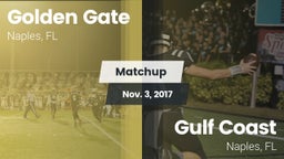Matchup: Golden Gate High vs. Gulf Coast  2017