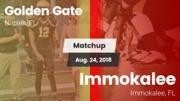 Matchup: Golden Gate High vs. Immokalee  2018