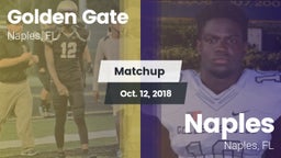 Matchup: Golden Gate High vs. Naples  2018