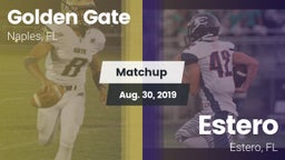 Matchup: Golden Gate High vs. Estero  2019