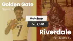 Matchup: Golden Gate High vs. Riverdale  2019