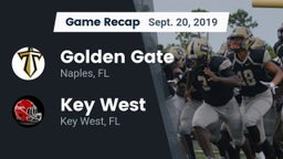 Recap: Golden Gate  vs. Key West  2019