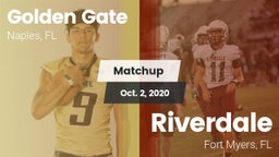 Matchup: Golden Gate High vs. Riverdale  2020