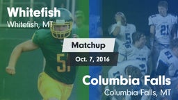 Matchup: Whitefish High vs. Columbia Falls  2016