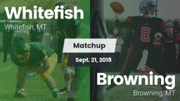 Matchup: Whitefish High vs. Browning  2018