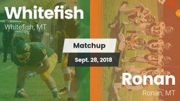Matchup: Whitefish High vs. Ronan  2018
