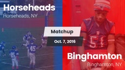 Matchup: Horseheads High vs. Binghamton  2016