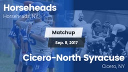 Matchup: Horseheads High vs. Cicero-North Syracuse  2017
