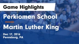 Perkiomen School vs Martin Luther King  Game Highlights - Dec 17, 2016