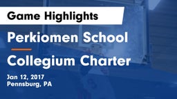 Perkiomen School vs Collegium Charter  Game Highlights - Jan 12, 2017