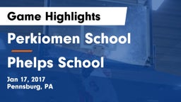 Perkiomen School vs Phelps School Game Highlights - Jan 17, 2017