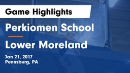 Perkiomen School vs Lower Moreland  Game Highlights - Jan 21, 2017