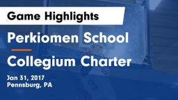 Perkiomen School vs Collegium Charter  Game Highlights - Jan 31, 2017