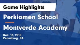 Perkiomen School vs Montverde Academy Game Highlights - Dec. 16, 2018