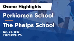 Perkiomen School vs The Phelps School Game Highlights - Jan. 21, 2019