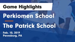 Perkiomen School vs The Patrick School Game Highlights - Feb. 10, 2019