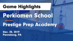 Perkiomen School vs Prestige Prep Academy Game Highlights - Dec. 20, 2019