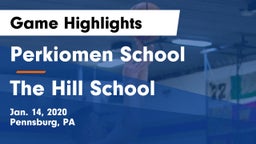 Perkiomen School vs The Hill School Game Highlights - Jan. 14, 2020