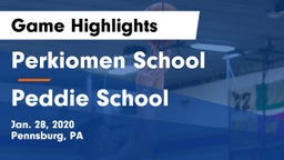 Perkiomen School vs Peddie School Game Highlights - Jan. 28, 2020