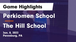 Perkiomen School vs The Hill School Game Highlights - Jan. 8, 2022