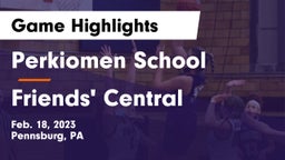 Perkiomen School vs Friends' Central  Game Highlights - Feb. 18, 2023