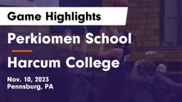 Perkiomen School vs Harcum College Game Highlights - Nov. 10, 2023