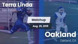 Matchup: Terra Linda High vs. Oakland  2018