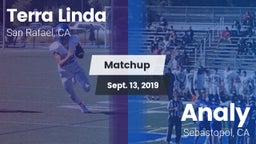 Matchup: Terra Linda High vs. Analy  2019