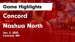 Concord  vs Nashua North  Game Highlights - Jan. 3, 2020