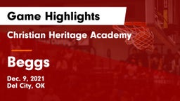 Christian Heritage Academy vs Beggs  Game Highlights - Dec. 9, 2021