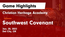 Christian Heritage Academy vs Southwest Covenant  Game Highlights - Jan. 28, 2022