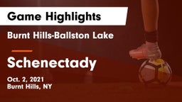 Burnt Hills-Ballston Lake  vs Schenectady  Game Highlights - Oct. 2, 2021