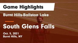 Burnt Hills-Ballston Lake  vs South Glens Falls  Game Highlights - Oct. 5, 2021